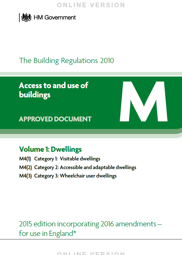 Approved Document Part M Front